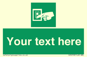 Custom Light Switch Sign